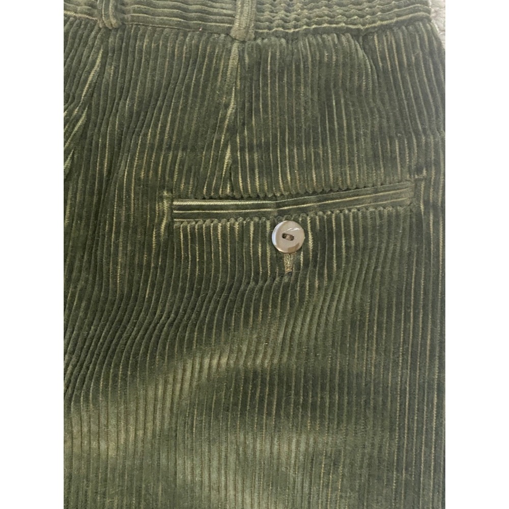 VINTAGE Cords by Doncaster. 100% cotton, Olive color. MADE IN THE USA. Size 6 - Picture 6 of 7